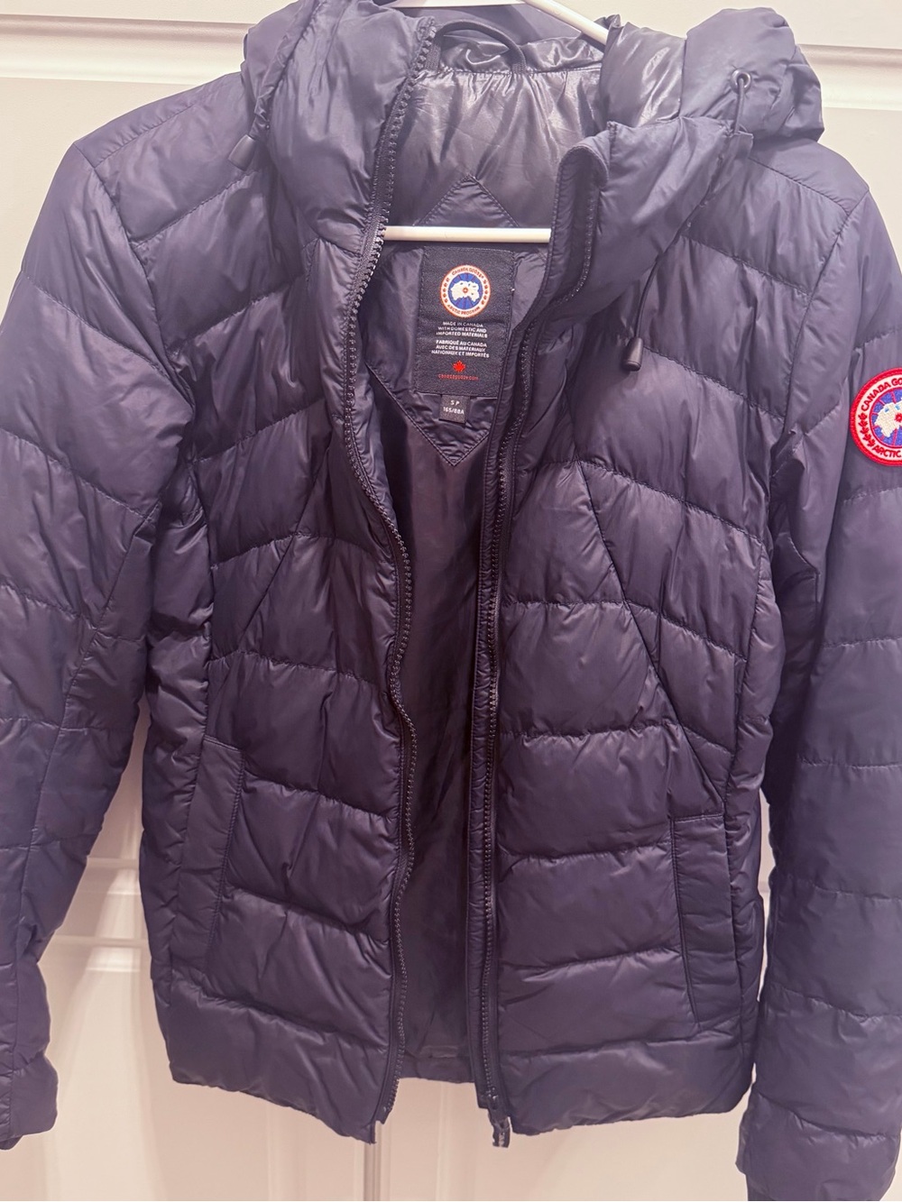 Canada Goose Black Quilted Hooded Down Jacket - Women’s S ⭐️ FREE SHIPPING!